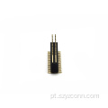 Conector de cabeçalho de pino de 1,27 mm de fileira dupla SMT